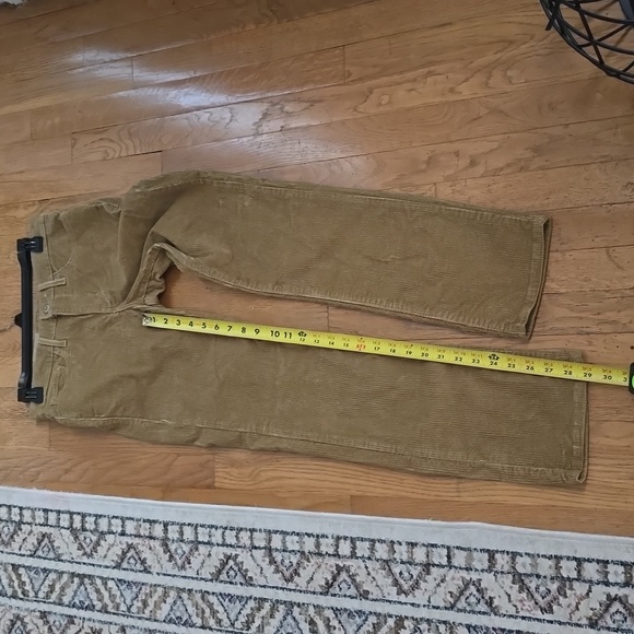 LEVIS BRAND WOMEN'S BROWN CORDUROY 314 SHAPING STRAIGHT PANTS SIZE 28x30 - Picture 8 of 16